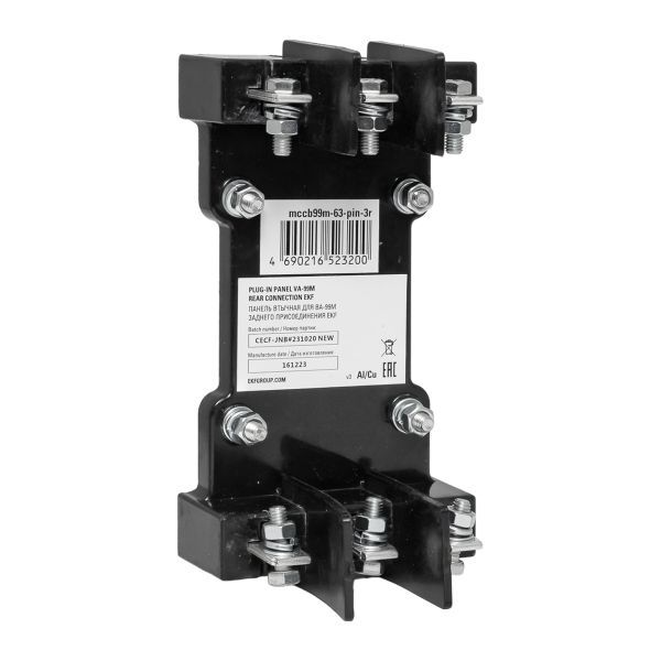 Панель втычная для ВА-99М 63 задн. присоед. EKF mccb99m-63-pin-3r