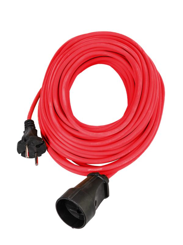 Удлинитель-шнур 1х20м 10A 220В 2200Вт ПВС 2х0.75 УХ10 Россия УХ10 КОСМОС YSHKsm20m-1g(10A)S