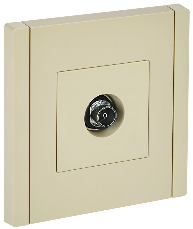 Розетка TV оконечная FORTE&PIANO FP428 ваниль IEK FP-A10-O-K10