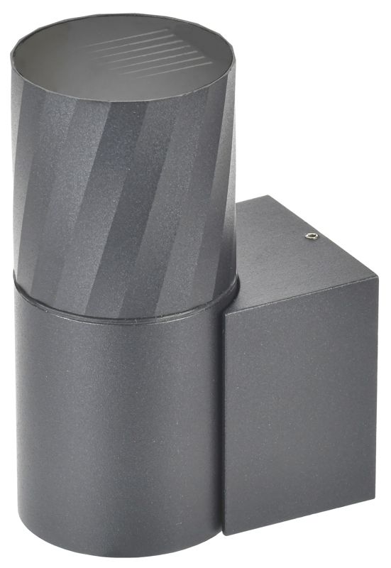 Светильник 5220 GU10 IP65 уличный настенный сер. IEK LT-UBU0-5220-GU10-1-K03