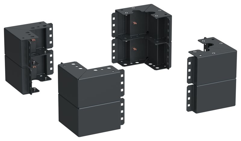 Уголок цоколя h=200мм черн. (уп.8шт) LINEA S ITK LS-BC05-B0-02