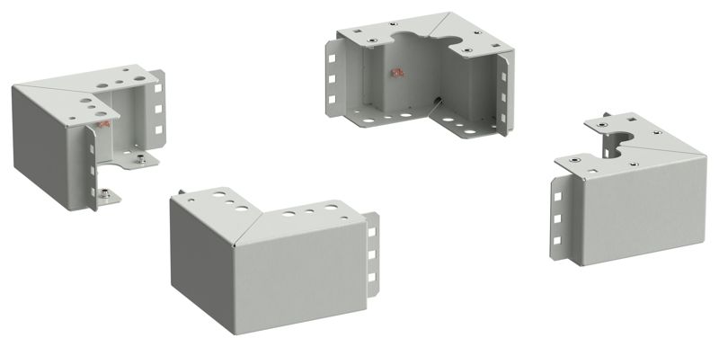 Уголок цоколя h=100мм сер. (уп.4шт) LINEA S ITK LS-BC35-B0-01