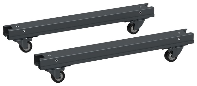 Комплект роликов для шкафа шир. 800мм черн. LINEA S ITK LS-SRS05-800