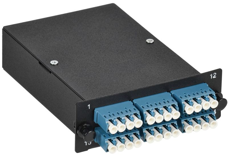Кассета для кросса ST OS2 MTPm 6хLC-quad (24 ОВ) ITK FCPS-0902-MTPM-024LCQ