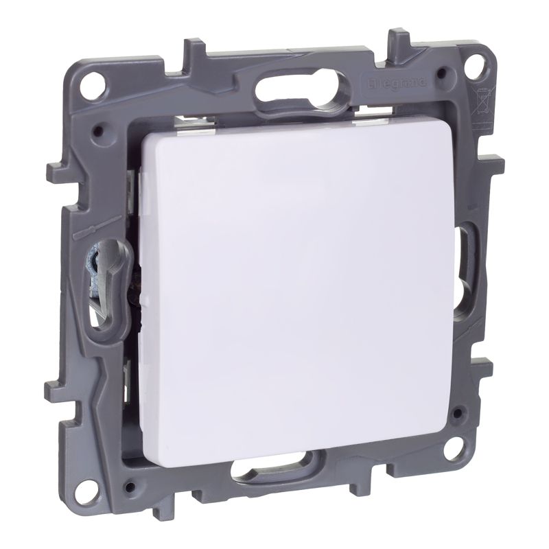 Переключатель перекрестный 1-кл. Etika 250В 10AX винт. зажимы бел. IEK 672249