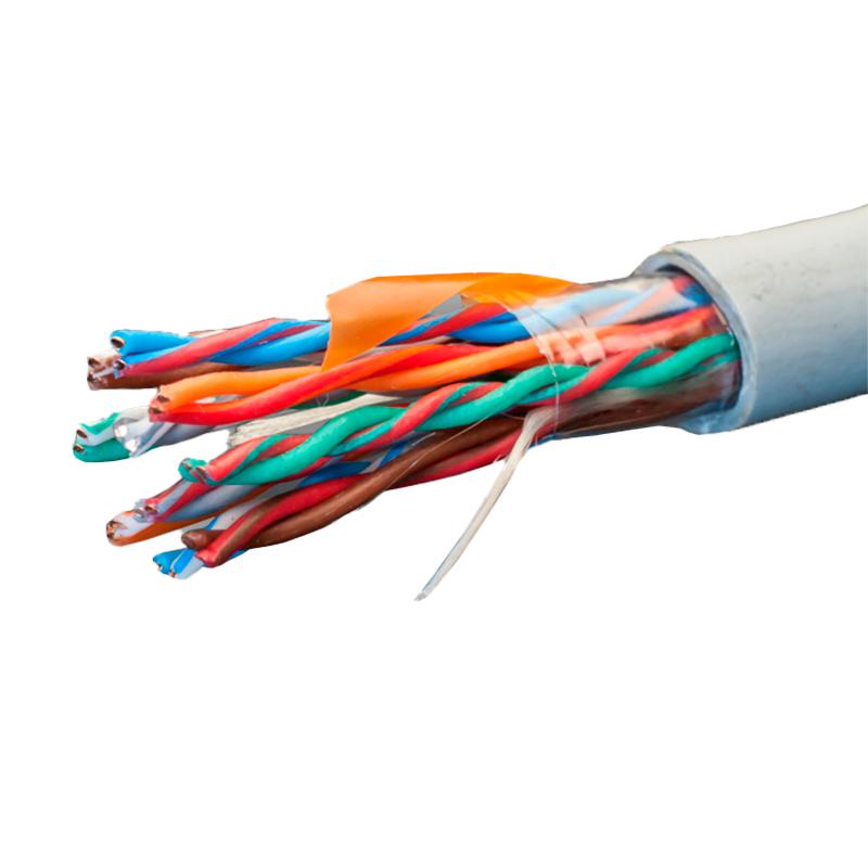 Кабель витая пара UTP кат.5E 10х2хAWG24 solid Cu PVC In Standard (м) SUPRLAN 01-0409-2
