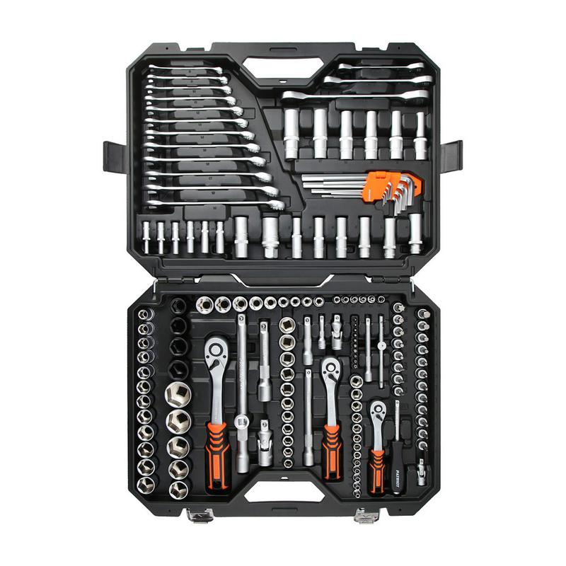 Набор автоинструмента SSP-150 "Зевс" 1/2+1/4+3/8 DR (150 пр.) Cr-V PATRIOT 350004509