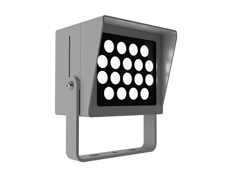 Светильник светодиодный L-point 36/36/К5/850/04/A1-C1/230AC IP65 RAL7035 Муар LEDEL PNT36-2962-413-127244