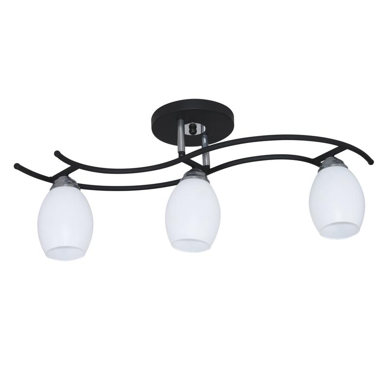 Светильник Стиль 131 (Плафон 8368) НПБ 01-3х60-178 Е27 [ИМ] люстра реновация черн. Элетех 1005405416