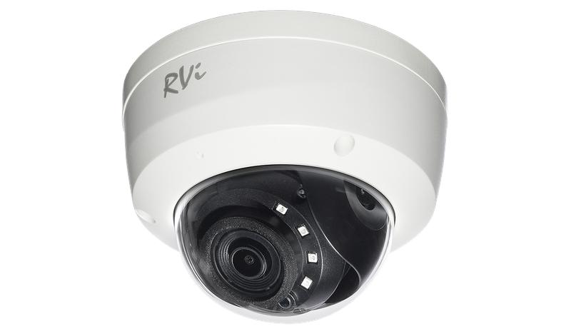 Видеокамера сетевая купольная Rvi RVi-1NCD2176 (2.8) white