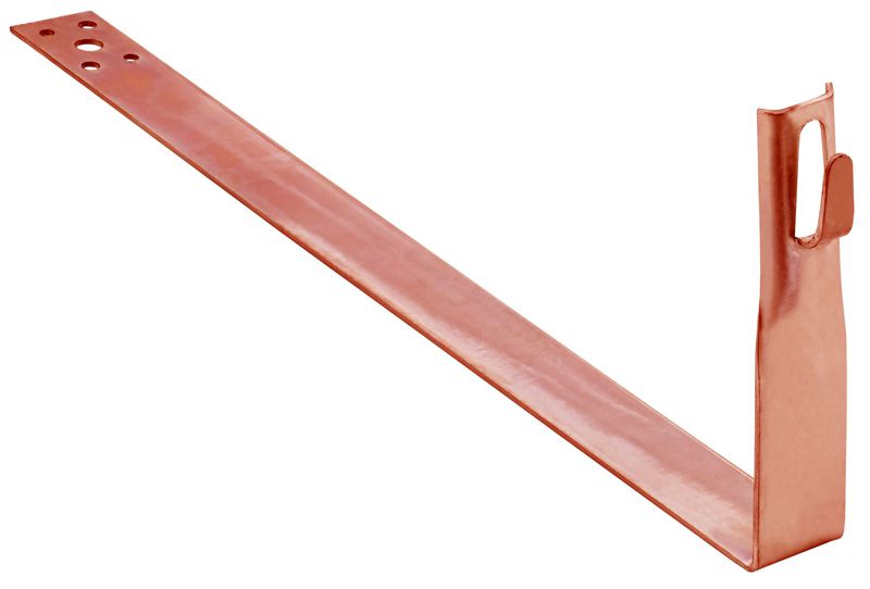 Держатель проводника круглого 6-8мм черепич. кровля L430мм медь IEK ZDP80-50-5-68-430