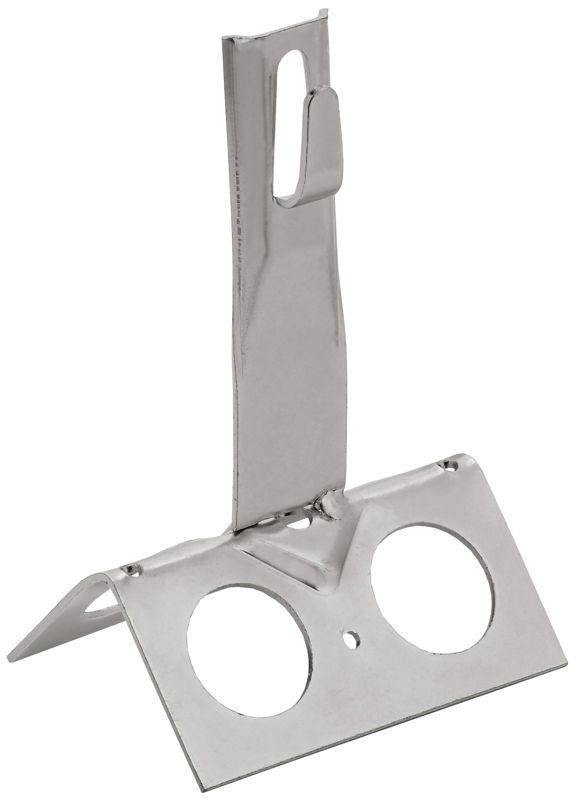 Держатель проводника круглого 6-8мм шир. конька H=80мм нерж. сталь IEK ZDP81-20-4-68-80