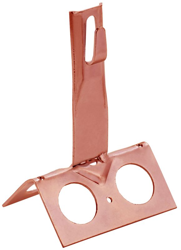Держатель проводника круглого 6-8мм шир. конька H=80мм медь IEK ZDP81-50-4-68-80