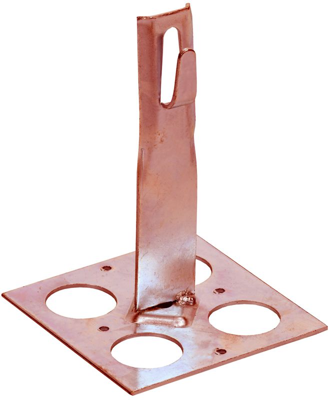 Держатель проводника круглого 6-8мм плоск. кровля H=90мм медь IEK ZDP85-50-1-68-90