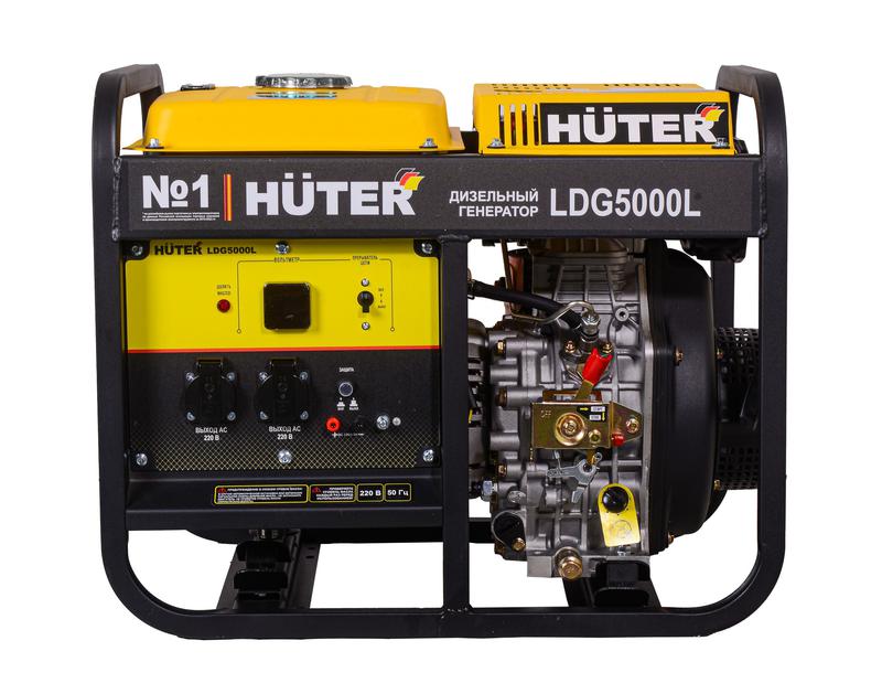 Электрогенератор дизельный LDG 5000L HUTER 64/2/11