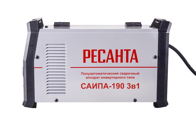 Инвертор сварочный полуавтомат. САИПА-190 3в1 (MIG/MAG) Ресанта 65/182
