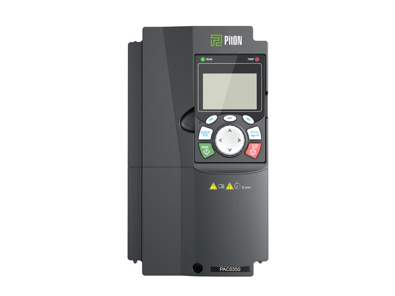 Преобразователь частоты тип PAC0350 Phd 7.5кВт Ihd 185А Pn 11кВт In 25А 400В IP20 PitON PAC0350X018A5X3