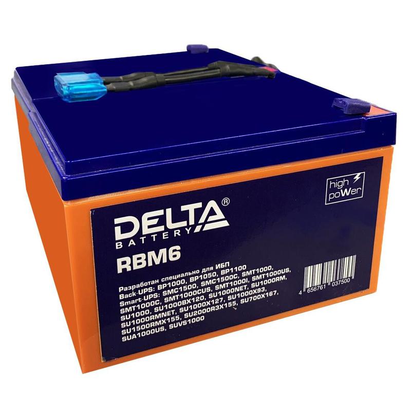 Батарейный модуль 24В 12А.ч RBM6 (аналог RBC6) Delta 1114010340009