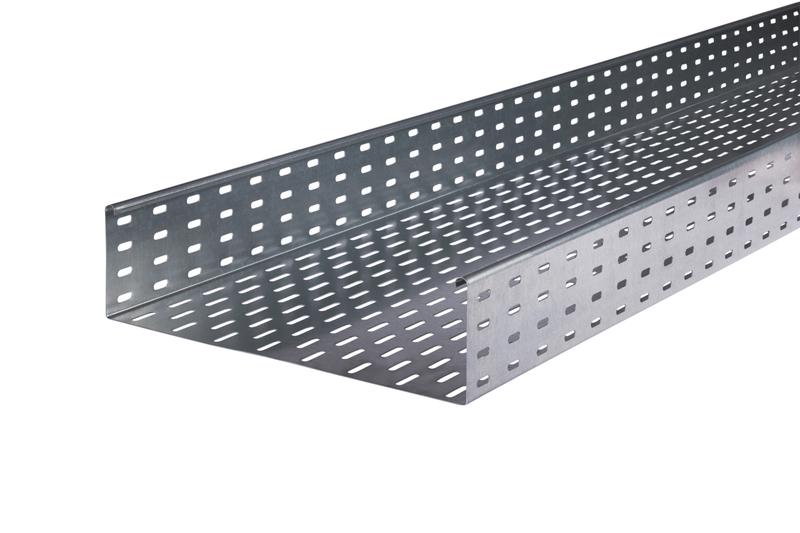 Лоток листовой перфорированный 110х400 L3000 сталь 0.9мм LKS 140 FT RU гор. оцинк OBO 6837608