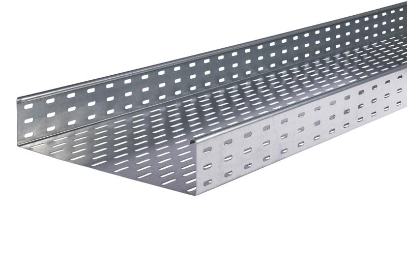 Лоток листовой перфорированный 85х600 L3000 сталь 0.9мм LKS 860 FT RU гор. оцинк OBO 6837596