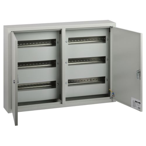 Корпус металлический навесной ЭРА ЩРН-90 2-х дверный (500х680х120) IP31 УХЛЗ сер. ЭРА Б0062925