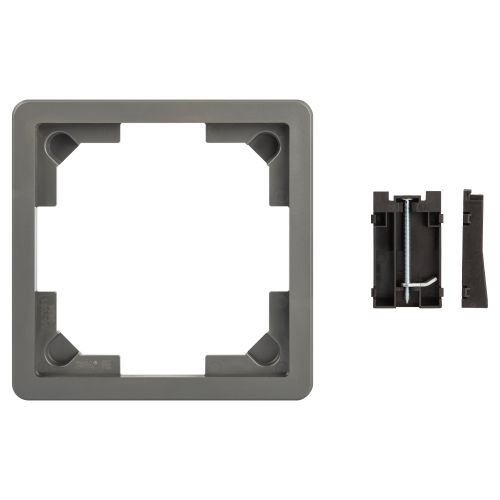 Люк 18-7001-03 комплект для установки люка IP66 в фальш-пол (рамка+монтаж. лапки) сер. Эра Б0063310