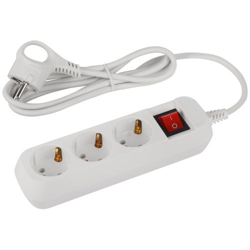 Удлинитель 3х1.5м с заземл. с выкл. ПВС 3х0.75 UDL-10-315-ES Greenline Эра Б0065051