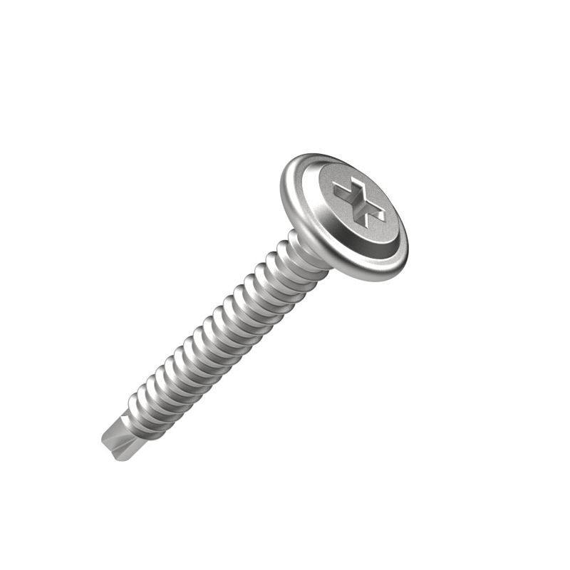 Саморез с прессшайбой сверло усиленный 4.2х32 (уп.100шт) Промрукав PR17.00343