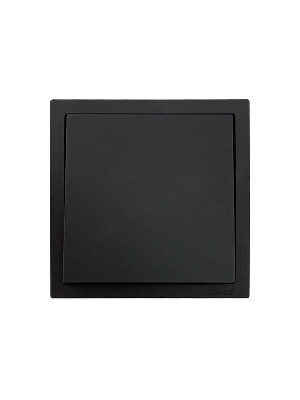 Выключатель 1-кл. СП ZIMA IP20 10А безвинт. зажим черн. бархат LEZARD 704-4288-100QC