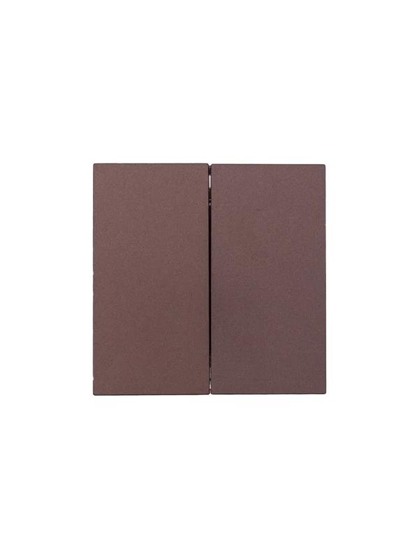 Выключатель 2-кл. СП ZIMA IP20 10А безвинт. зажим шоколад LEZARD 704-7388-101QC