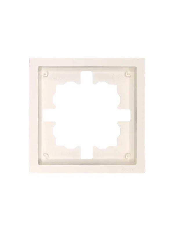 Рамка 1-мест. горизонт. ZIMA слон. кость LEZARD 704-9000-146