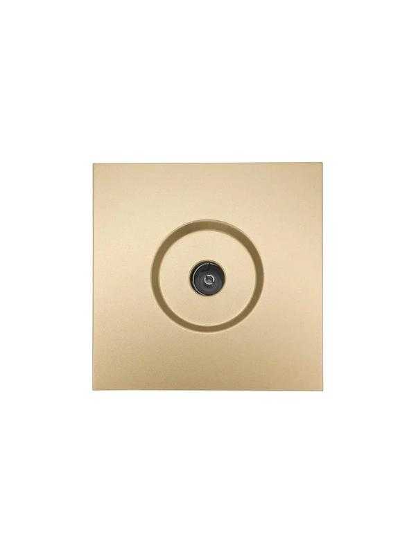 Розетка ТВ оконечная СП ZIMA IP20 зол. LEZARD 704-3688-130