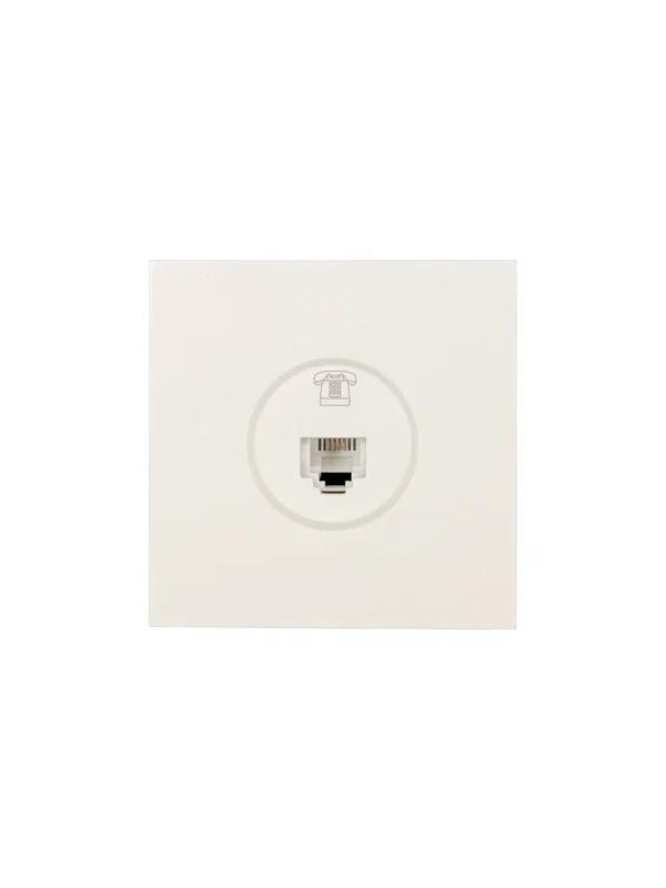 Розетка телефонная евр СП ZIMA IP20 слон. кость LEZARD 704-9088-137