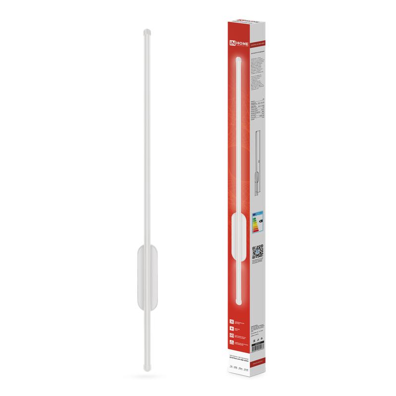 Светильник светодиодный ESTETIKA LUV-80B-40WH 15Вт 4000К 1050лм 230В 800х50х25 бел. IN HOME 4690612054469