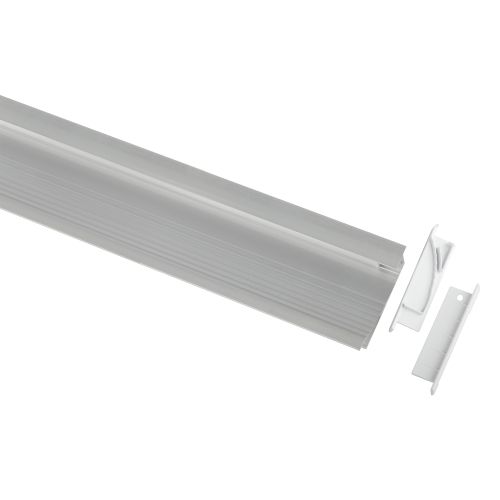 Комплект с врезным анодированным профилем 6814 68х14мм 2м Эра Б0062863