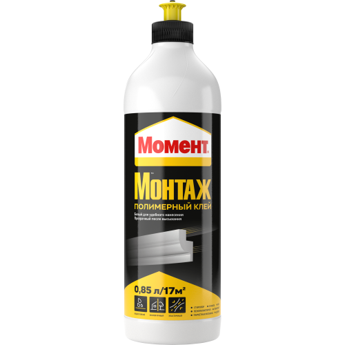 Клей монтажный полимерный 085 л Момент Б0062500