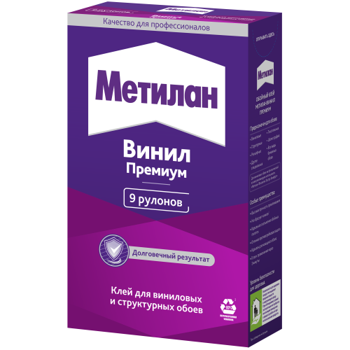Клей обойный Метилан Винил Премиум без индикатора 250г Момент Б0057029
