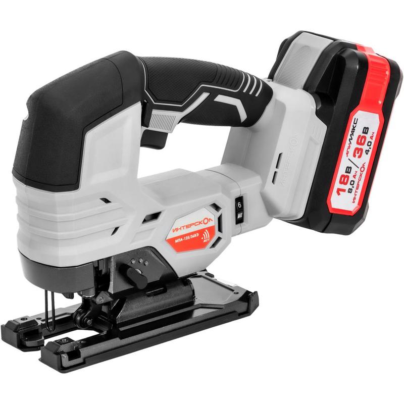 Лобзик аккумуляторный бесщеточн. МПА-125/36ВЭ Li-ion АПИ (кейс 2 аккум. 2.0А.ч ЗУ) ИНТЕРСКОЛ 822.2.2.70