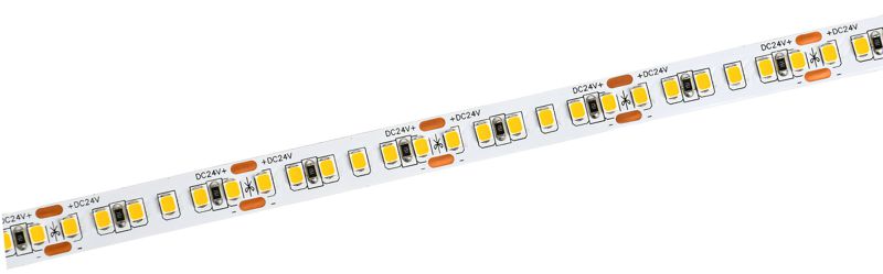 Лента светодиодная 2835-168LED 14Вт/м IP20 10мм 24В 3000К (уп.5м) IEK LSR6-1-168-20-1-05