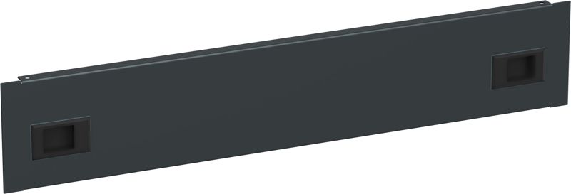 Фальш-панель 19дюйм 2U крепление на защел. черн. by ZPAS РФ ITK ZP-FP05-02U-H-G3-R