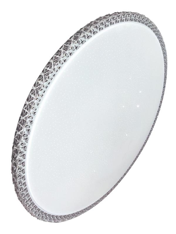 Светильник светодиодный Classic MYSTERY 48Вт 230В 4000К 3120Лм 390х76мм настенно-потолочный серебро КОСМОС KCMist48W_4000