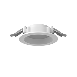 Светильник светодиодный DL-01 Pro 100мм 8Вт 3000К CRI90 120х49мм IP65/40 аварийный автономный постоянного действия рассеив. опал RAL9003 бел. муар VARTON V1-RF-0R111-10A00-6500830