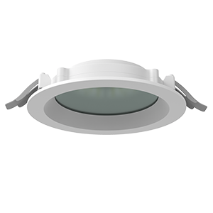 Светильник светодиодный DL-01 Pro 160мм 20Вт 3000К CRI90 176x51мм IP65/40 защ. силикат. стекло RAL9003 бел. муар диммер DALI VARTON V1-RF-0R183-10GOD-6502030