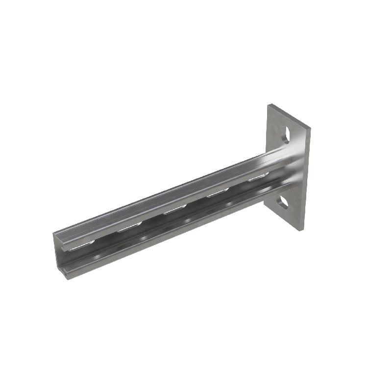 Консоль-Страт одиночная усиленная развернутая 41х21 L500 сталь 2.5мм КМ LO32082