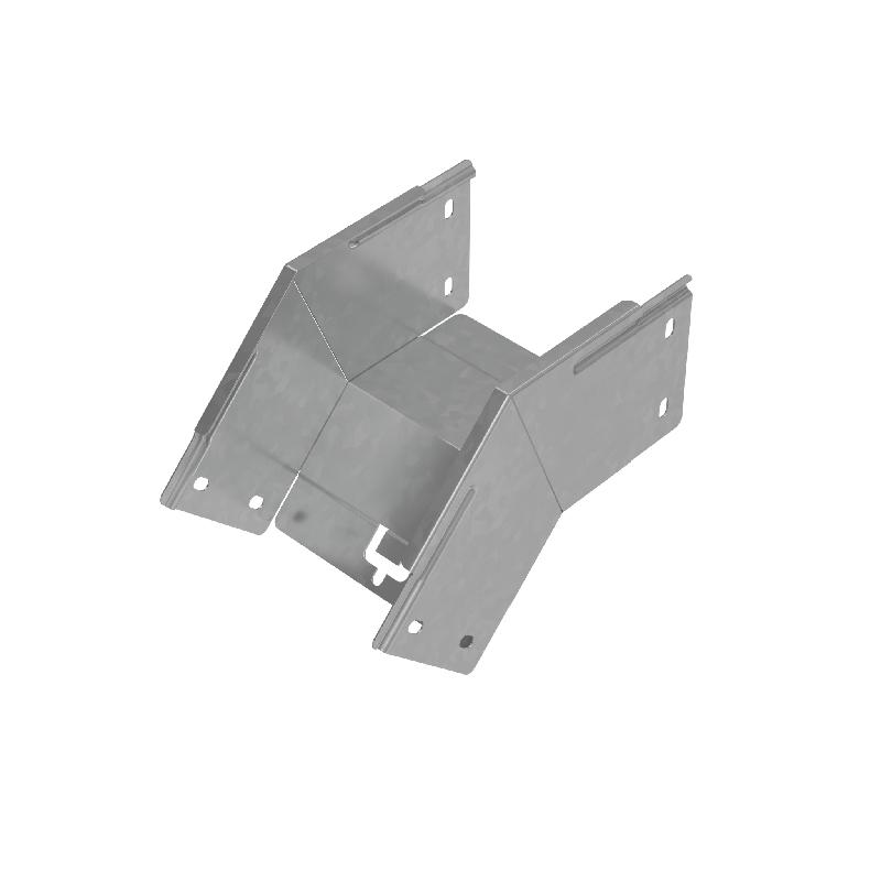 Угол для лотка вертикальный внешний 45град. 100х150мм "ПЛЮС" HD85 КМ PL18511