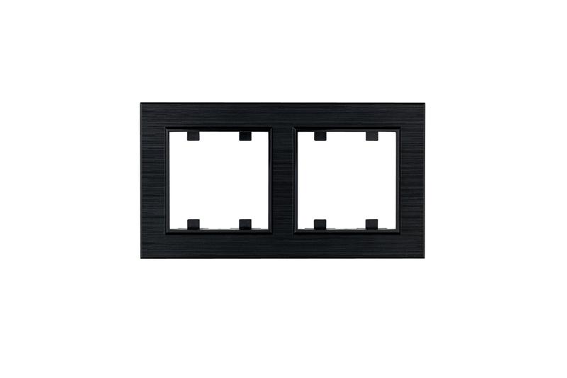 Рамка 2-м Karea LINE STAR чер. Makel 86054702