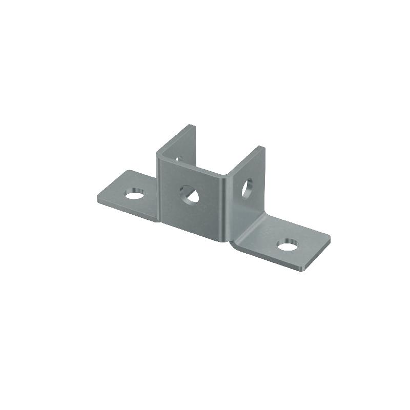 Основание угловое двойн. укороченное для страт-профиля 41х41мм HD85 КМ LO55409