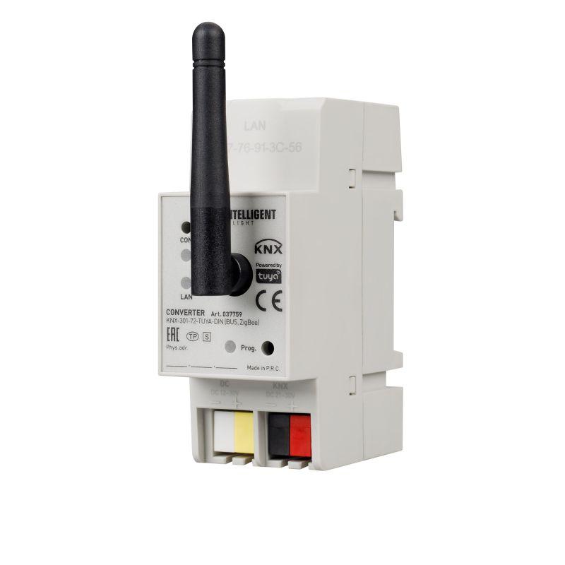 Конвертер KNX-301-72-TUYA-DIN (BUS ZigBee) IP20 пластик INTELLIGENT ARLIGHT 037759