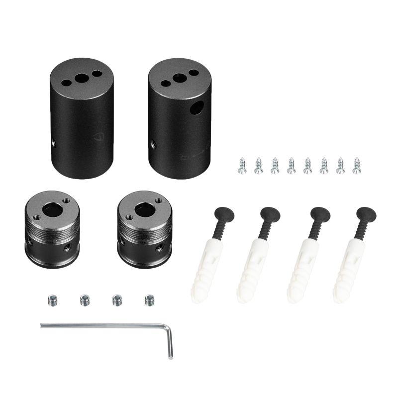 Крепление MOONLIGHT-VT-CEILING-DL-D18 Black металл (комплект) Arlight 048590