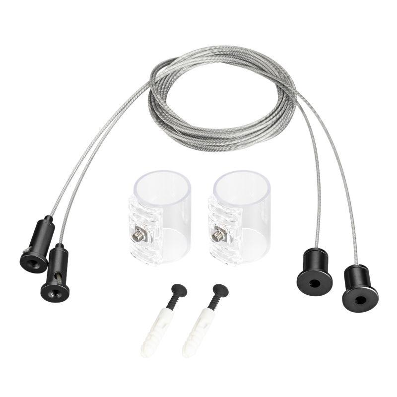 Подвес MOONLIGHT-HR-LIFT-SIDE-VR-D25 Black металл (комплект) Arlight 048373